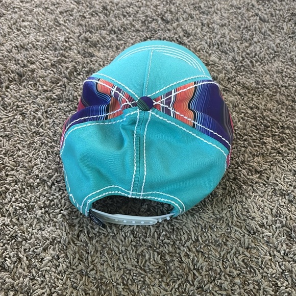 Ariat Women's Vibrant Blue and Pink Hat - Picture 2 of 2